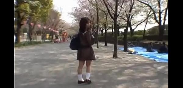  Mikan Amazing Asian schoolgirl enjoys
